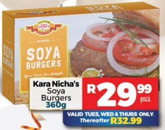 Kara Nicha's Soya Burgers 360g