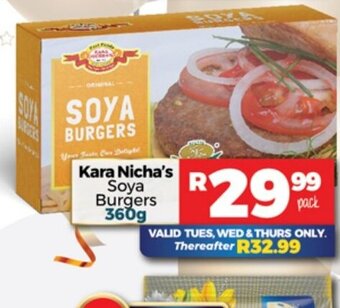Kara Nicha's Soya Burgers 360g