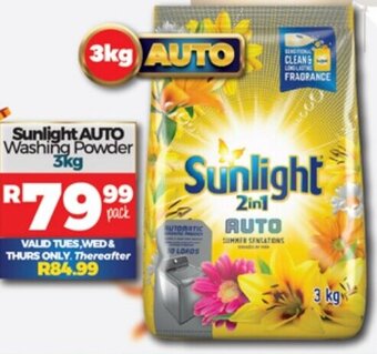 Take 'n Pay Sunlight Auto Washing Powder 3kg offer