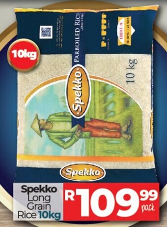 Take 'n Pay Spekko Long Grain Rice 10kg offer