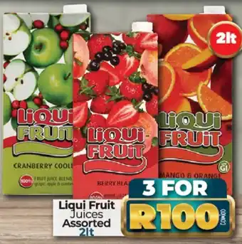 Take 'n Pay Liqui Fruit Juices assorted 3 x 2lt offer