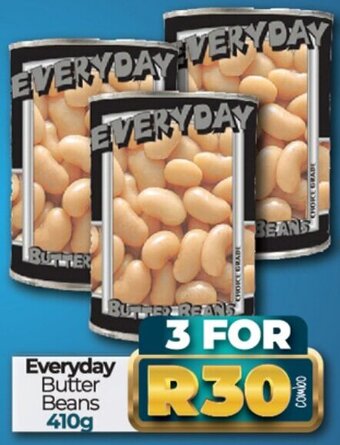Take 'n Pay Everyday Butter Beans 3 x 410g offer
