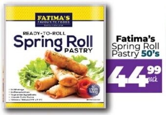 Take 'n Pay Fatima's Spring Roll Pastry 50's offer