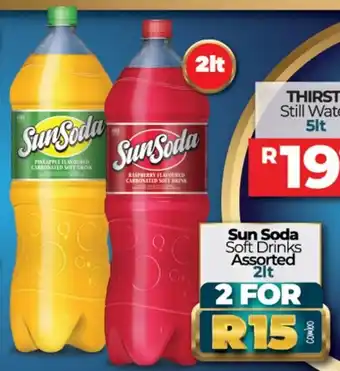 Take 'n Pay SunSoda Soft Drinks assorted 2 x 2lt offer