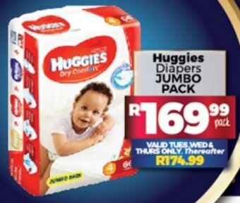 Take 'n Pay Huggies Diapers Jumbo Pack offer