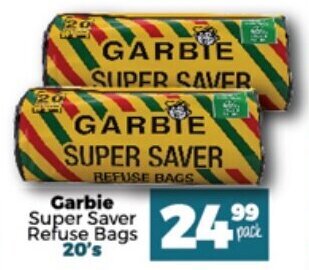 Take 'n Pay Garbie Super Saver Refuse Bags 20's offer