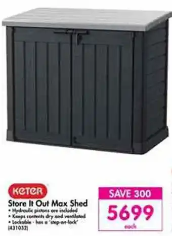 Keter Store It Out Max Shed