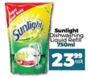 Take 'n Pay Sunlight Dishwashing Liquid Refill 750ml offer