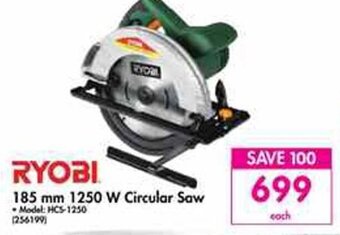Makro Ryobi Circular Saw 185mm 1250W offer