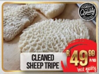 Take 'n Pay Cleaned Sheep Tripe p/kg offer