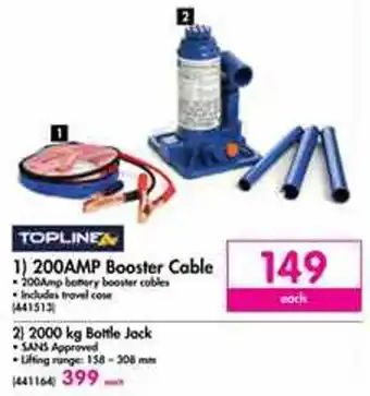 Makro Topline Booster Cable 200AMP offer
