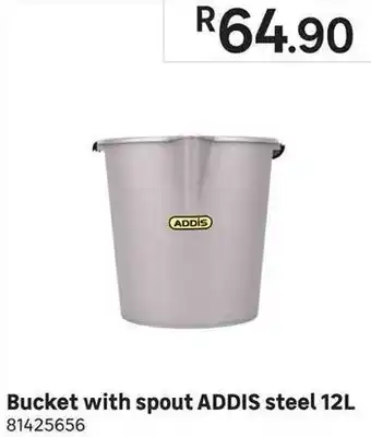 Leroy Merlin Bucket with Spout Addis Steel 12L offer