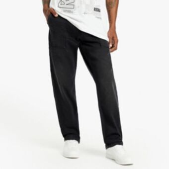 Redbat men's black straight jeans