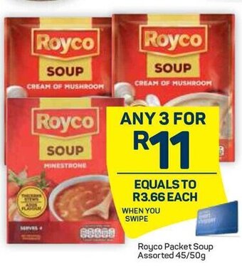 Pick n Pay Royco Packet Soup Assorted 45/50g offer