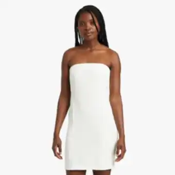 The FIX Women's white bandeau dress with a bow detail offer