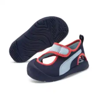 Totalsports Infants' puma aquacat navy/blue sandal offer