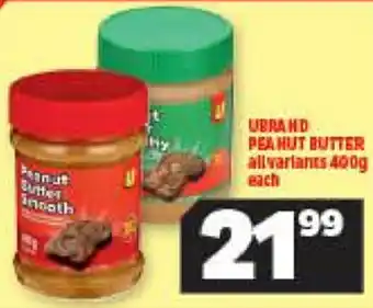 Usave Ubrand Peanut Butter 400g offer