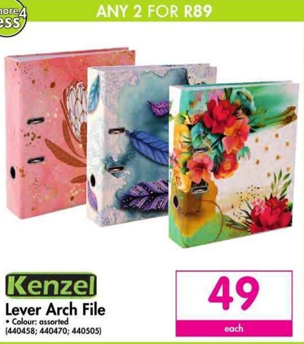 Kenzel Lever Arch File offer at Makro