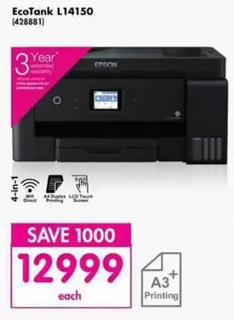 Makro Epson EcoTank L14150 offer