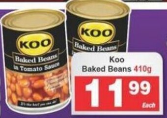 Frontline Koo Baked Beans 410g offer