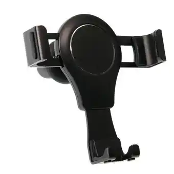 Gravity car phone mount hands free one handed cell phone holder