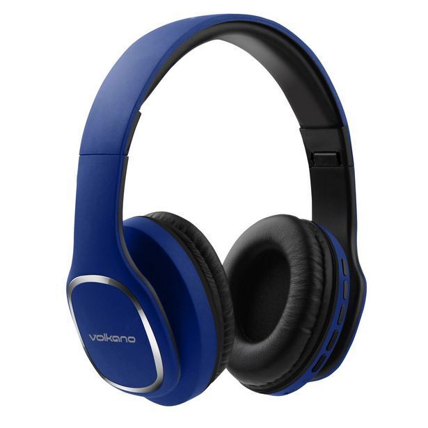 Volkano wireless bluetooth headphones phonic series blue offer at