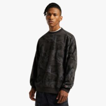 Sportscene Champion men's graphic charcoal sweat top offer