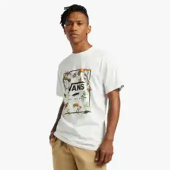 Sportscene Vans men's classic box white t-shirt offer