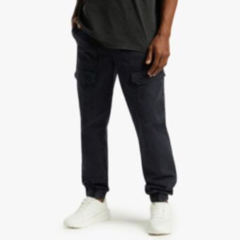 Sportscene Champion men's twill cargo charcoal pants offer