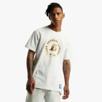 Sportscene Nba men's la lakers white t-shirt offer