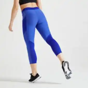Decathlon Fitness short leggings with phone pocket - blue offer