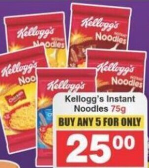 Frontline Kellogg's Instant Noodles 75g offer