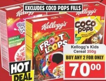 Frontline Kellogg's Kids Cereal 350g offer