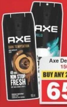Frontline Axe Deodorant 150ml offer