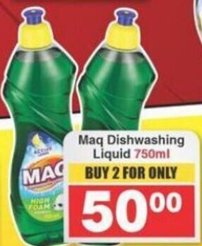 Maq Dishwashing Liquid 750ml