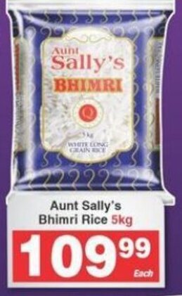 Frontline Aunt Sally's Bhimri Rice 5kg offer