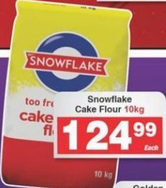 Frontline Snowflake Cake Flour 10kg offer