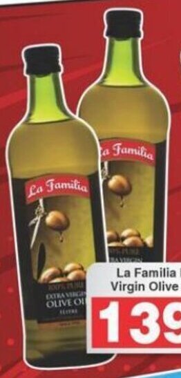 La Familia Extra Virgin Olive Oil 1lt