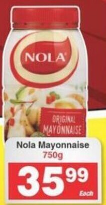 Frontline Nola Mayonnaise 750g offer