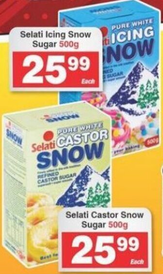 Selati Icing Snow Sugar 500g