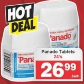 Panado Tablets 24's