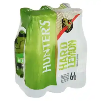 Checkers Liquor Shop Hunter's hard lemon cider bottles 6 x 330ml offer