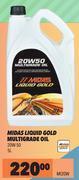 Midas Midas liquid gold multigrade oil 20w-50 mi20w-5l offer
