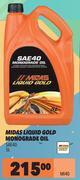 Midas Midas liquid gold monograde oil sae40 mi40-5l offer