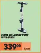 Midas Midas style hand pump with gauge pu50m offer