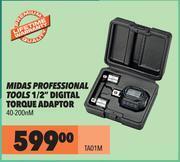 Midas Midas professional tools 1/2" digital torque adaptor 40-200nm ta01m offer