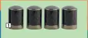 Midas Midas style carbon fibre valve cap sets nickle black 16 vc01m offer