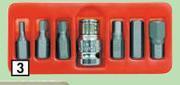 Midas Autogear sockets & bit sets 7 piece hex bit set ss07h-each offer