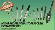 Midas Midas professional tools screw extractor sets 5 piece set se05m offer