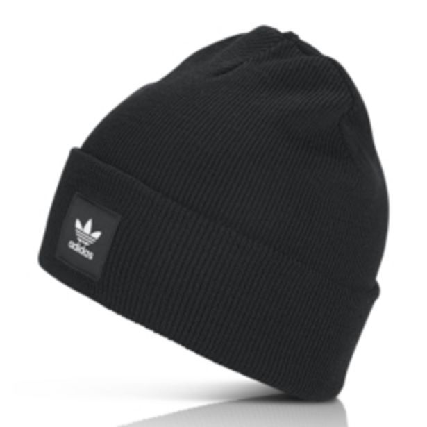 Adidas originals black/white beanie offer at Sportscene